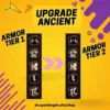 Upgrade Fullset Ancient Armor Tier 1 +20 to Tier 2 +20