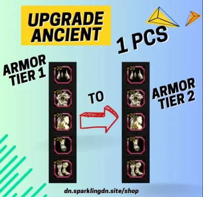 1pcs item upgrade ancient armor tier 1