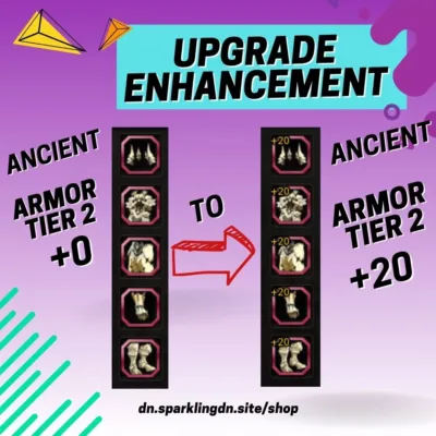 1pcs item upgrade ancient armor tier 2